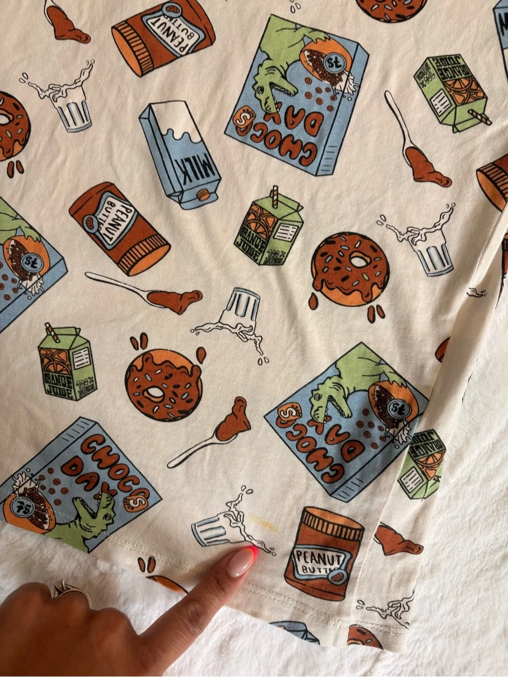 Lefties breakfast print pajamas size 9/10